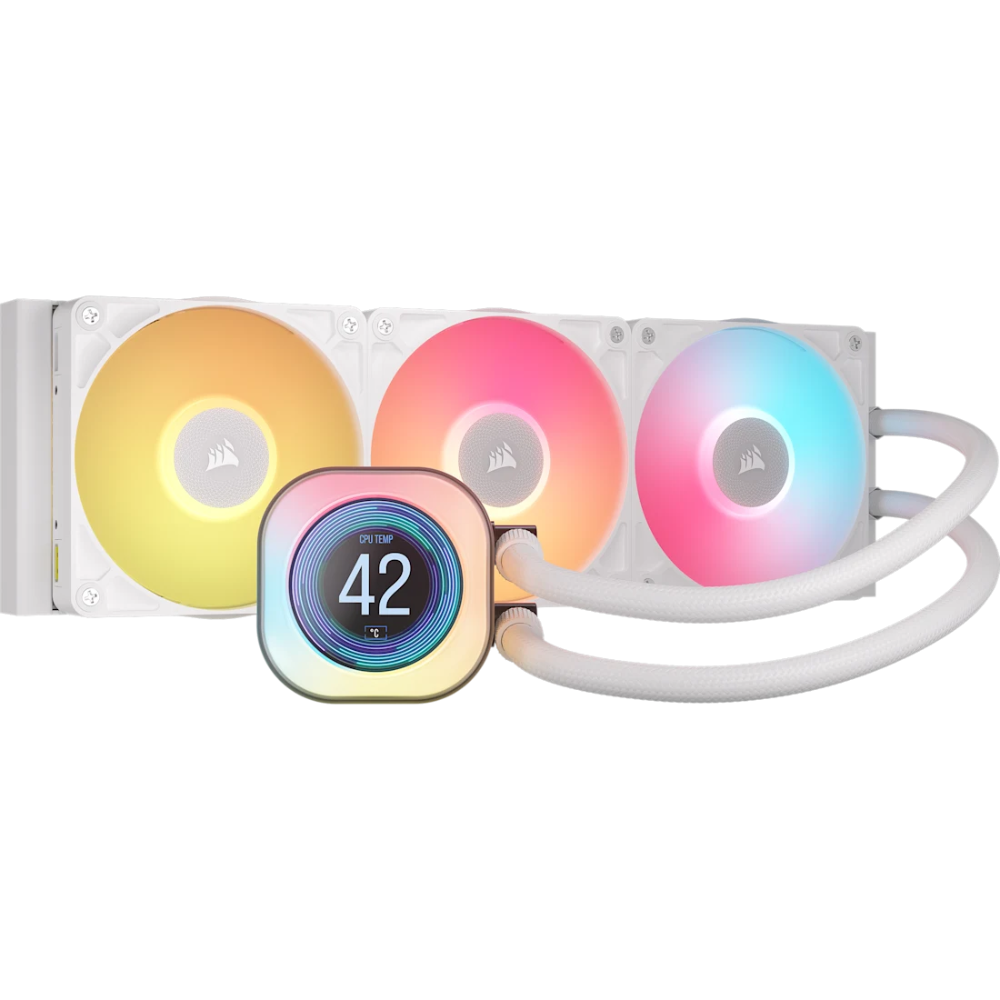 Corsair iCUE TITAN 360 RX LCD White 360mm AIO