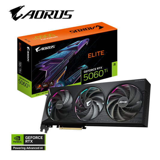 Gigabyte GeForce RTX™ 5060 Ti AORUS MASTER ELITE 16GB