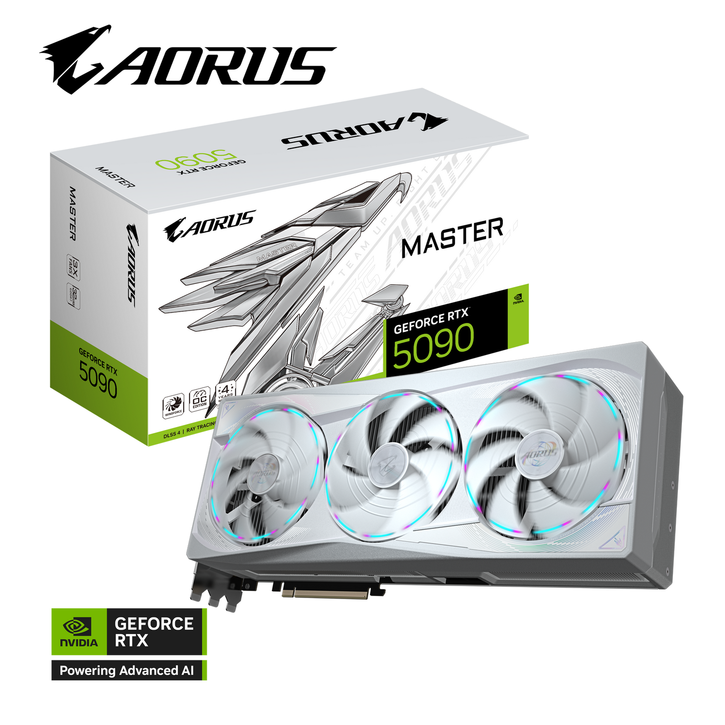 Gigabyte GeForce RTX™ 5090 AORUS MASTER ICE 32GB