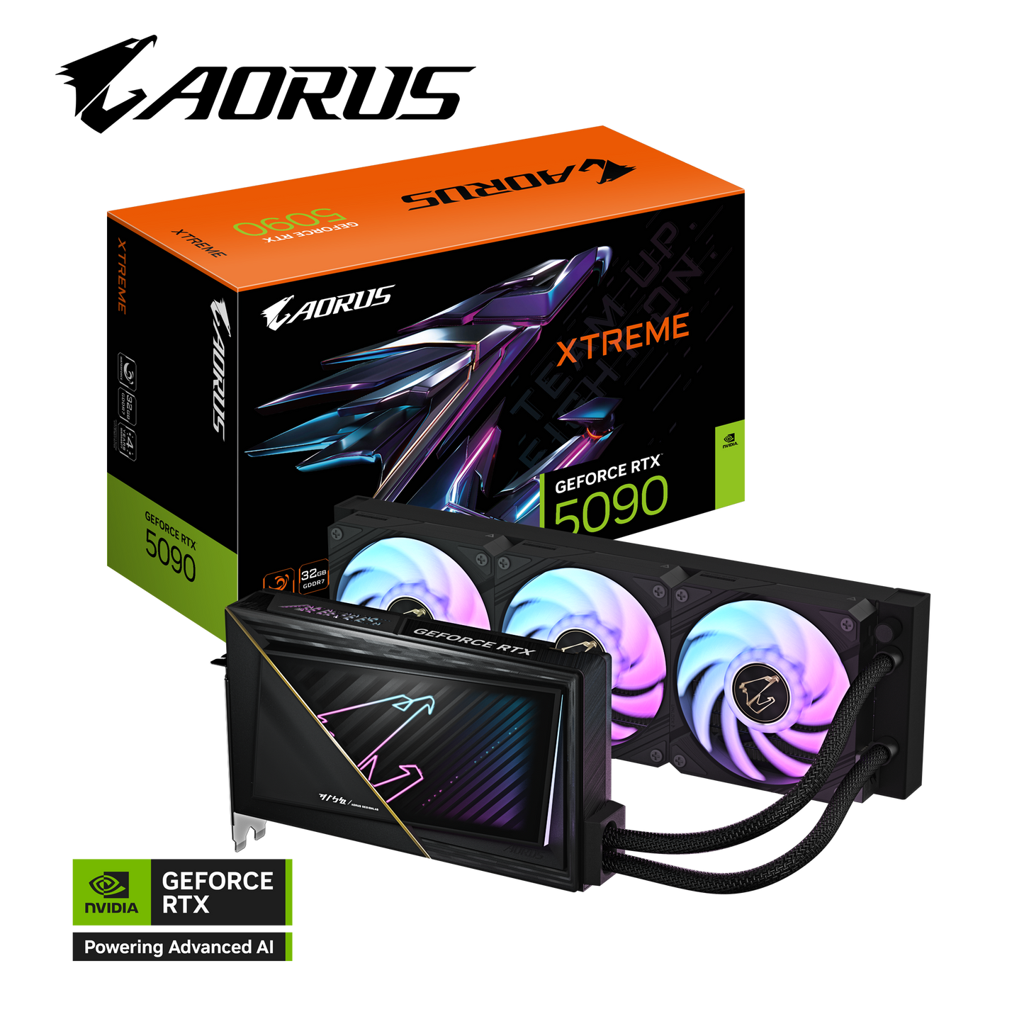 Gigabyte GeForce RTX™ 5090 AORUS XTREME WATERFORCE 32GB