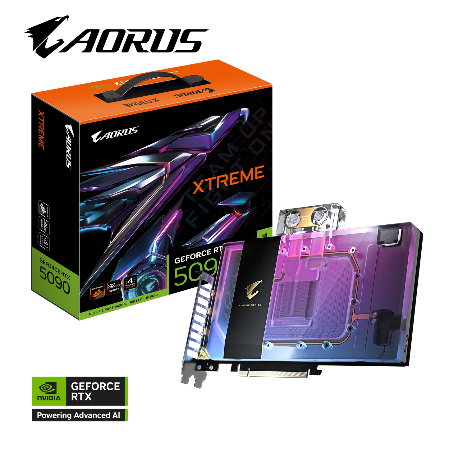 Gigabyte GeForce RTX™ 5090 AORUS XTREME WATERFORCE WB 32GB