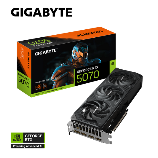 GIGABYTE GeForce RTX 5070 WINDFORCE OC SFF 12GB