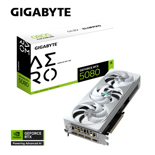 GeForce RTX 5080 AERO OC SFF 16G White