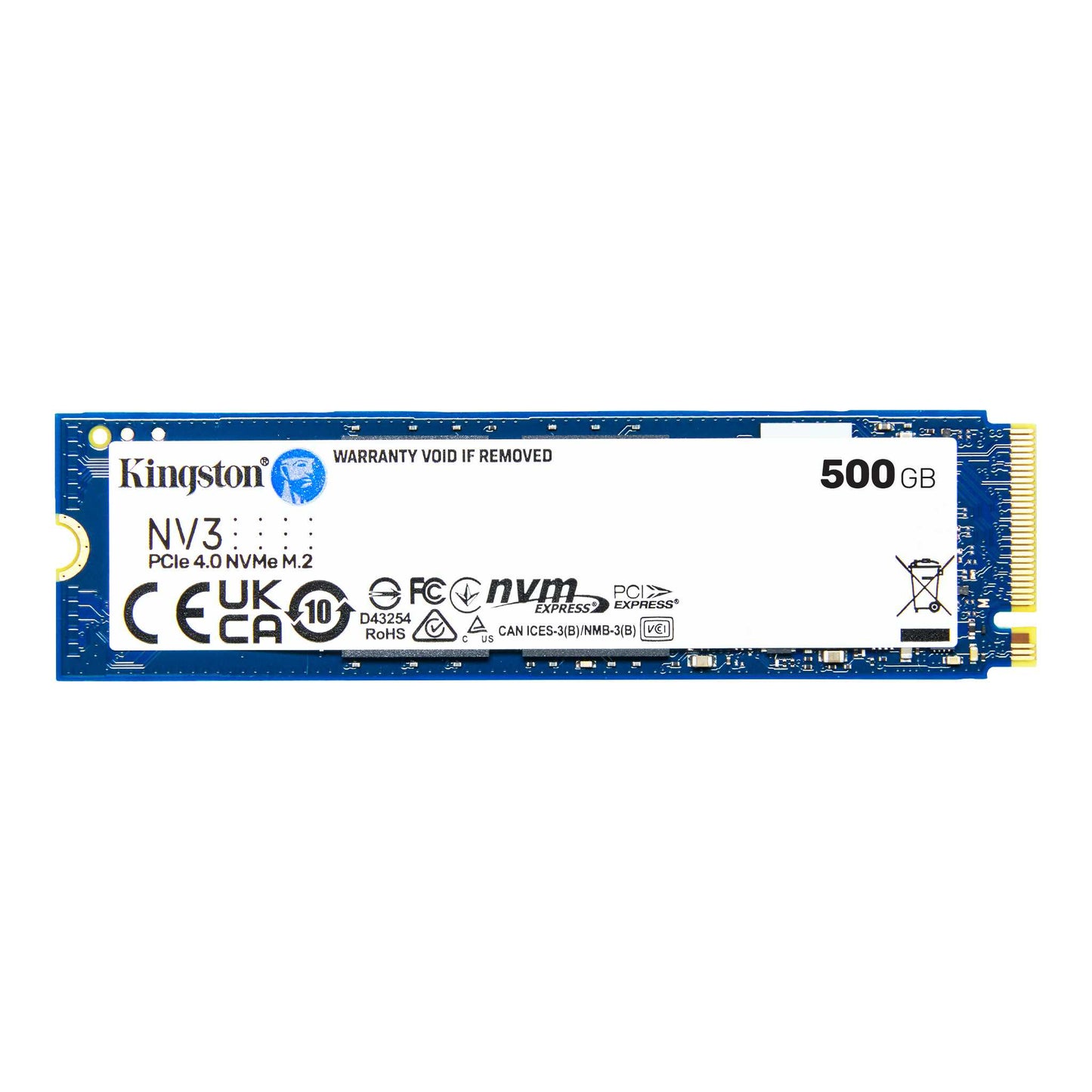 Kingston NV3 500GB NVMe Gen4 M.2 2280