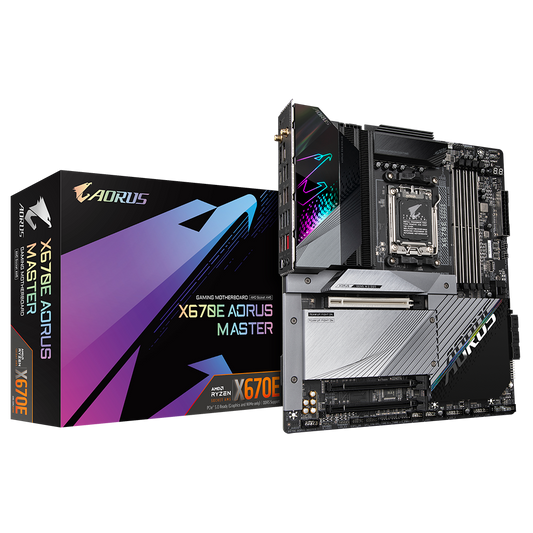 Gigabyte X670E AORUS MASTER 1.1 AMD AM5 DDR5 WIFI 6E E-ATX
