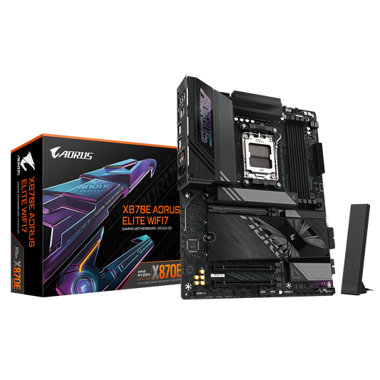 Gigabyte X870E AORUS ELITE WIFI7 ATX DDR5 AM5 BT 2.5GBE LAN