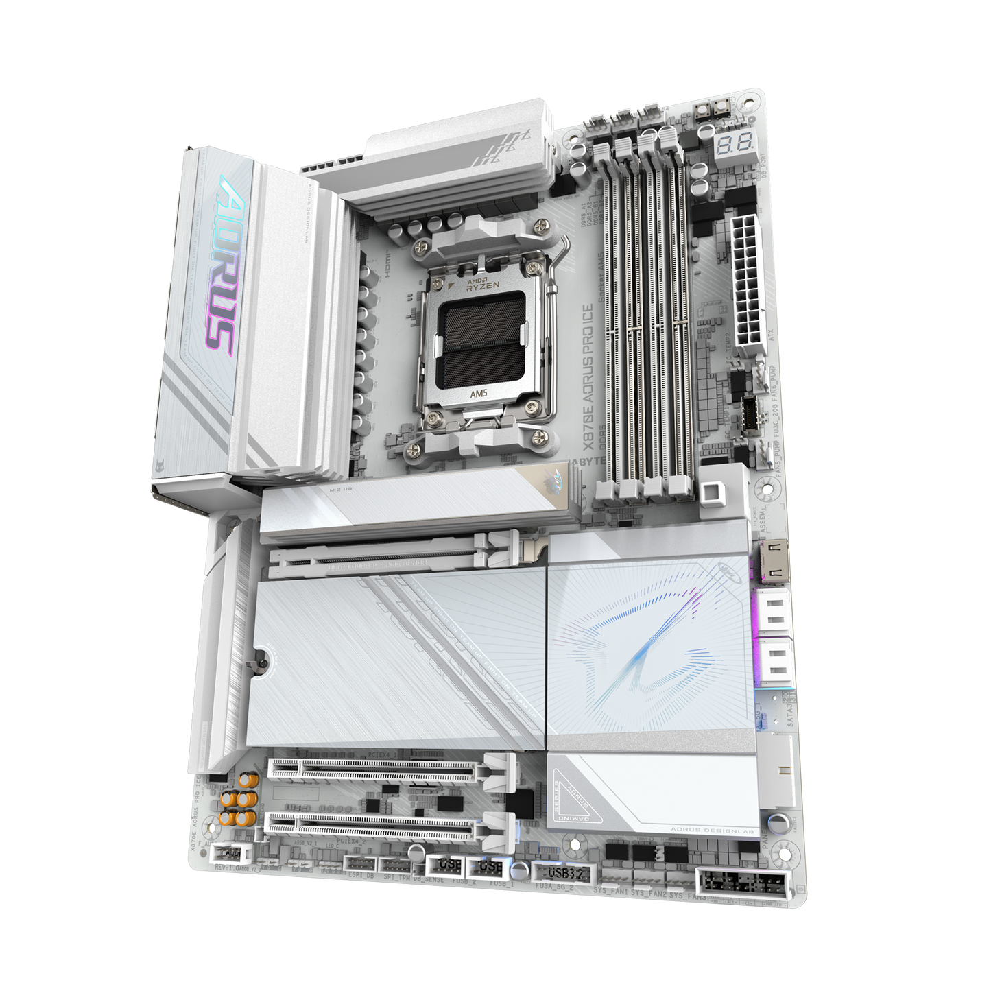 Gigabyte X870E AORUS PRO ICE ATX DDR5 WIFI7 AM5 2.5GBE LAN