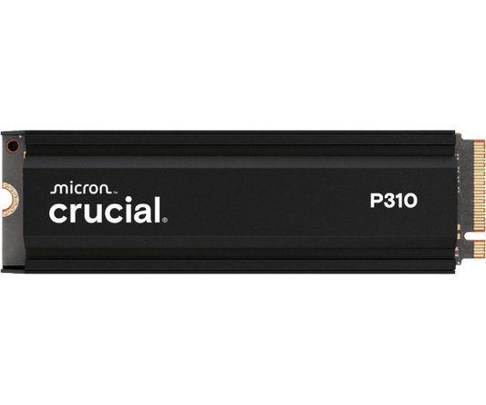 Crucial P310 1TB PCIe Gen4 NVMe 2280 M.2 SSD Heatsink