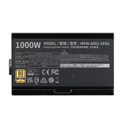 Cooler Master Elite Gold 1000W 80 PLUS Gold