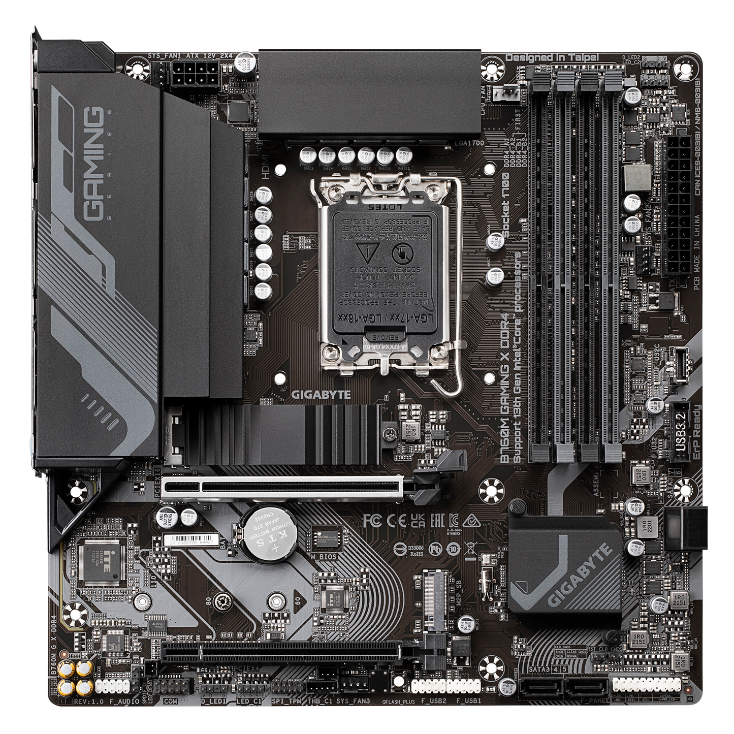 Gigabyte B760M GAMING X DDR4 Micro-ATX LGA1700