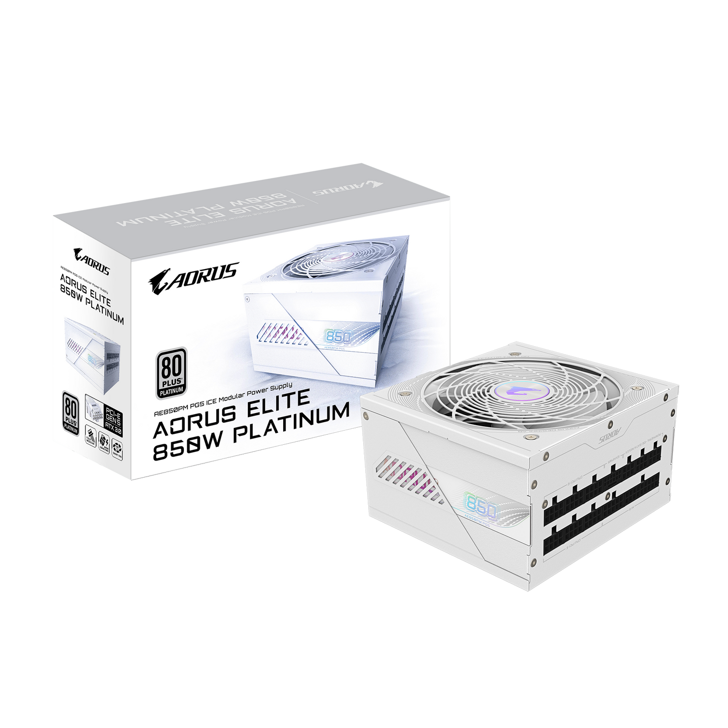 Gigabyte AORUS ELITE P850W ICE 850W 80 PLUS Platinum