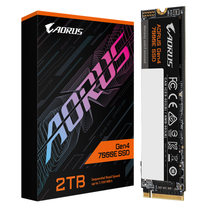 AORUS Gen4 7000E 2TB SSD NVMe 2280