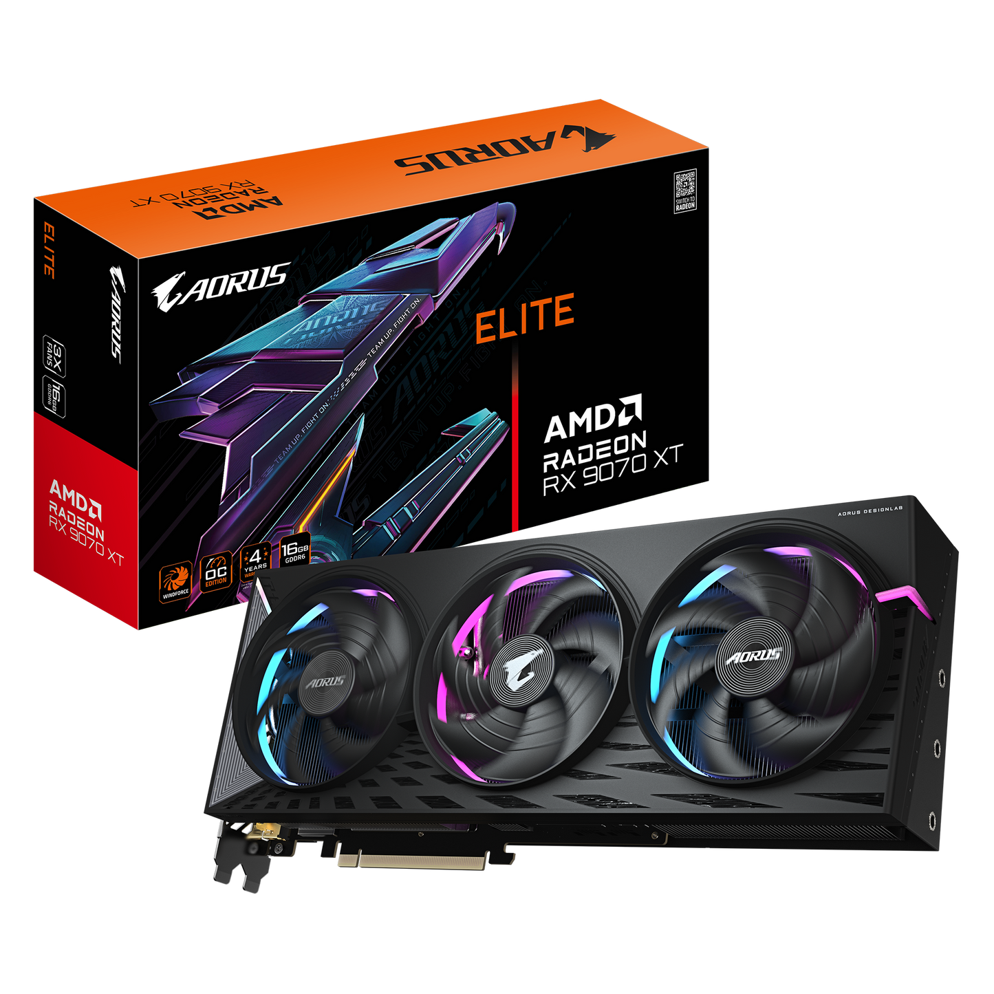 GIGABYTE AORUS Radeon RX 9070 XT ELITE 16G