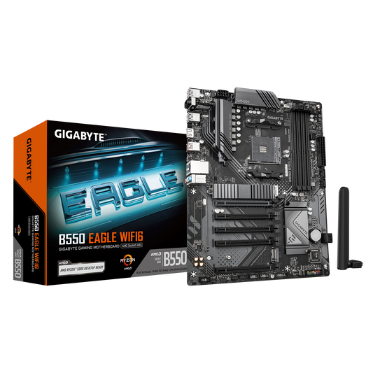 Gigabyte B550 EAGLE WIFI6 ATX AM4 DDR4 BT HDMI