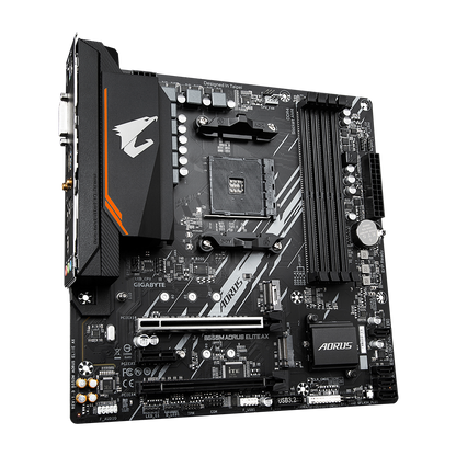 Gigabyte B550M AORUS ELITE AX AM4 DDR4 WIFI DVI HDMI M-Atx