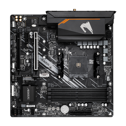 Gigabyte B550M AORUS ELITE AX AM4 DDR4 WIFI DVI HDMI M-Atx