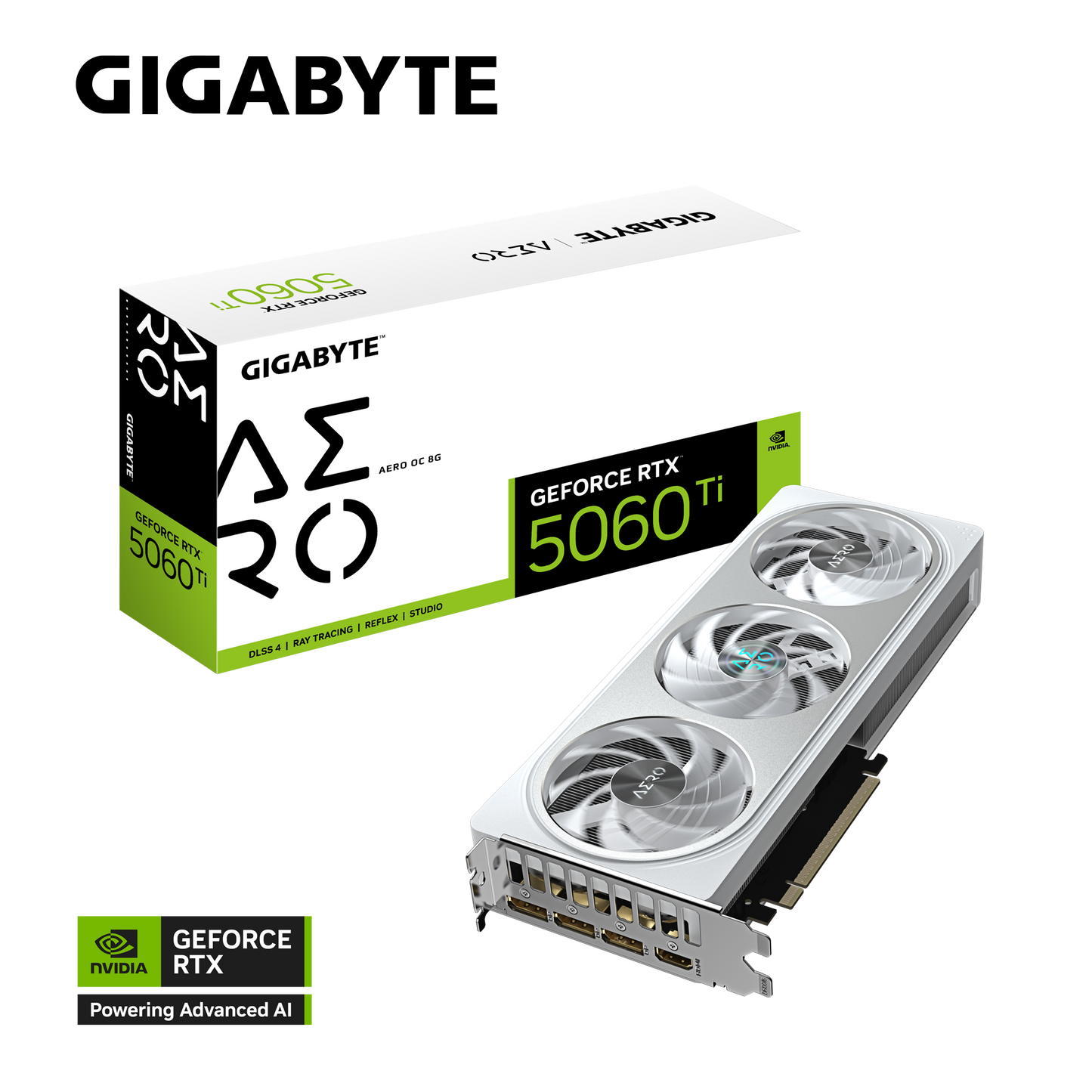 GIGABYTE GeForce RTX 5060 Ti AERO OC 8GB
