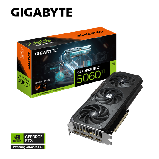 GIGABYTE GeForce RTX™ 5060 Ti GAMING OC 16GB