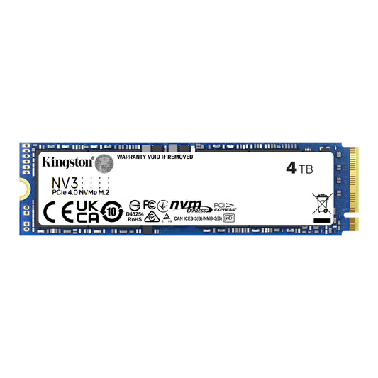 Kingston NV3 4TB NVMe Gen4 M.2 2280