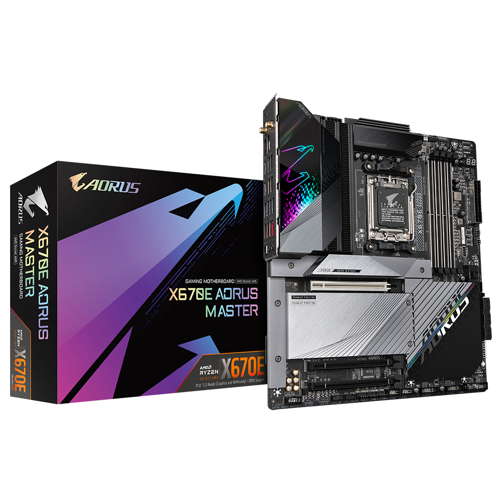Gigabyte X670E AORUS MASTER 1.1 AMD AM5 DDR5 WIFI 6E E-ATX