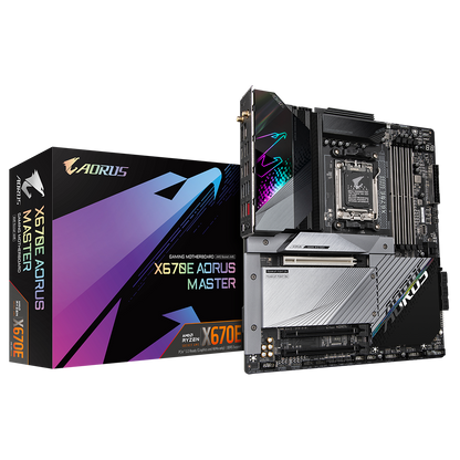 Gigabyte X670E AORUS MASTER 1.1 AMD AM5 DDR5 WIFI 6E E-ATX