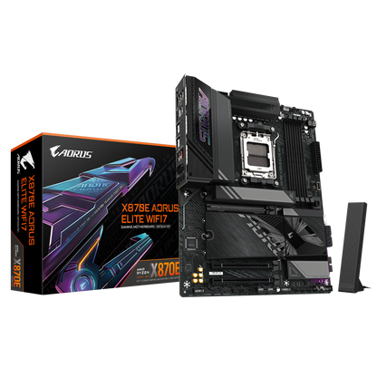 Gigabyte X870E AORUS ELITE WIFI7 ATX DDR5 AM5 BT 2.5GBE LAN