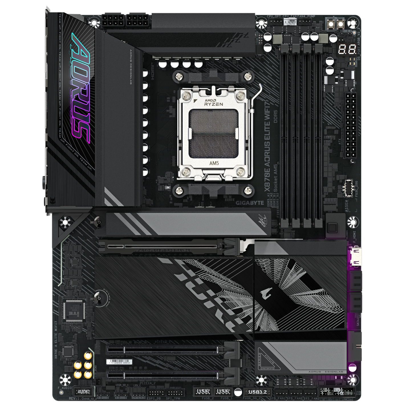 Gigabyte X870E AORUS ELITE WIFI7 ATX DDR5 AM5 BT 2.5GBE LAN