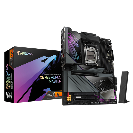 Gigabyte X870E AORUS MASTER WIFI 7 ATX DDR5 AM5 5GBE LAN