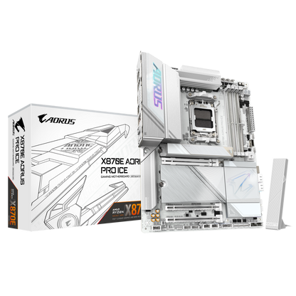 Gigabyte X870E AORUS PRO ICE ATX DDR5 WIFI7 AM5 2.5GBE LAN
