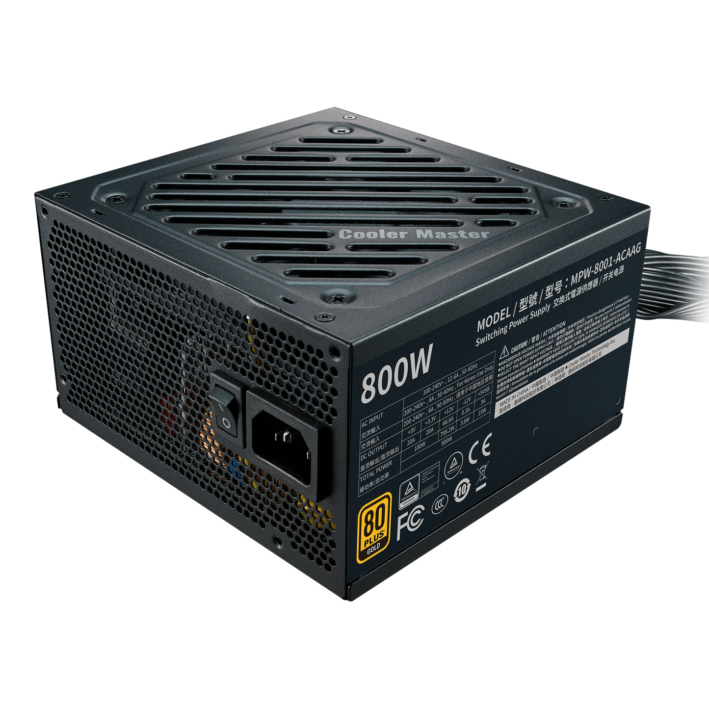 Cooler Master G800 Gold 800W 80 PLUS Gold