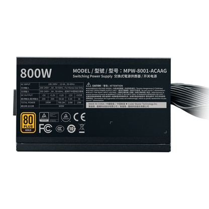 Cooler Master G800 Gold 800W 80 PLUS Gold