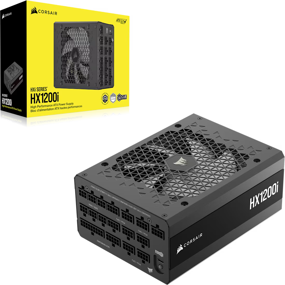 Corsair HX1200i Fully Modular Ultra-Low Noise Platinum ATX 1200W