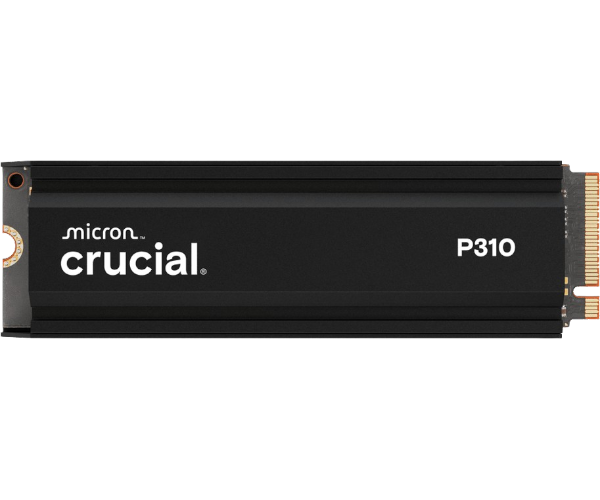 Crucial P310 4TB PCIe Gen4 NVMe 2280 M.2 SSD Heatsink