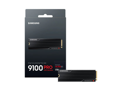 Samsung 9100 PRO with Heatsink 1TB Gen5 M.2 NVMe 2.0